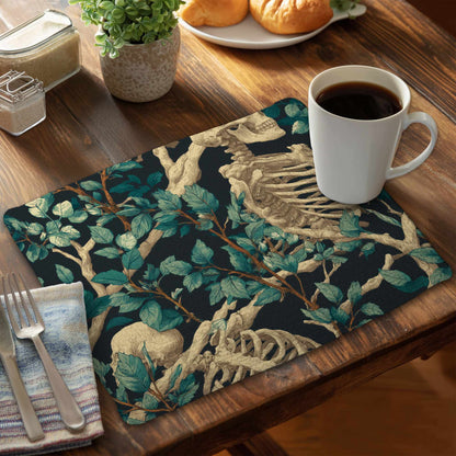 Sticks and Skulls Braided Placemat | Stylish Home Decor