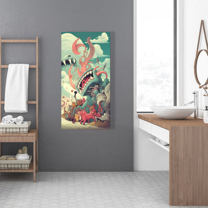 Unimaginable Coral Canvas - Stunning Home Decor Artwork