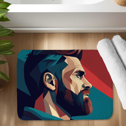 Courageous Turquoise Bath Mat | Stylish Home Decor Accent