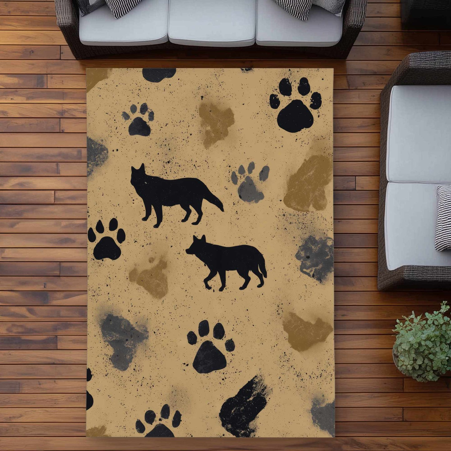 Tapis d'extérieur Wild Tracks Echo | Décoration élégante pour la maison