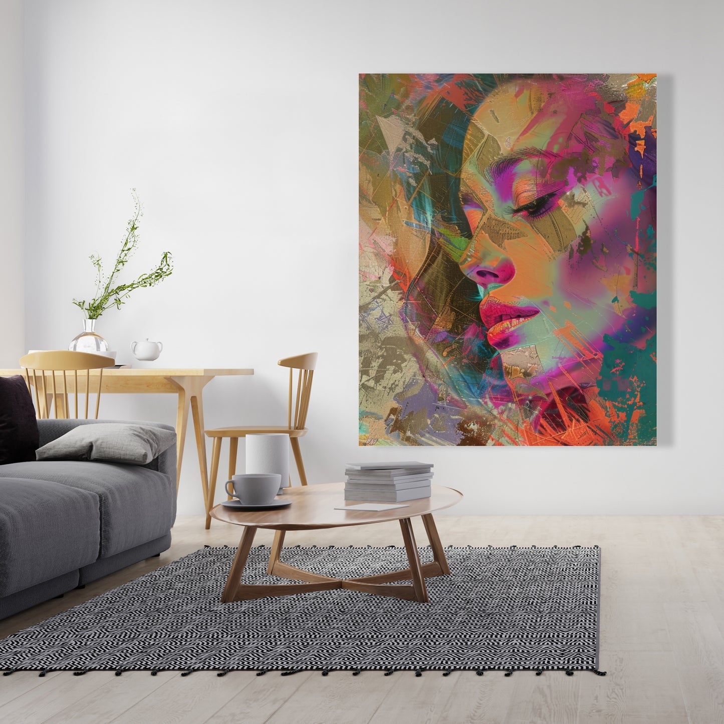 Grunge look - 32"x32" Canvas