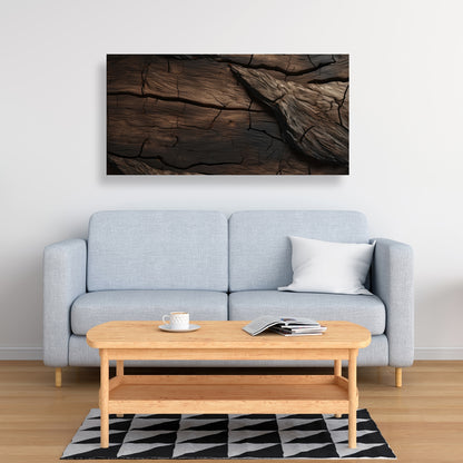 Brown wood - 32"x32" Canvas