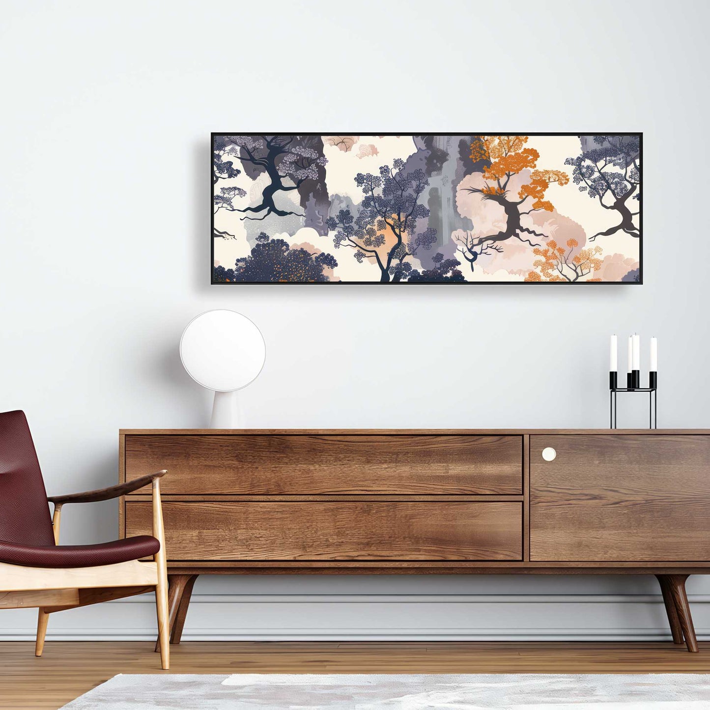 Voidless - Orange Framed Canvas for Stylish Home Decor