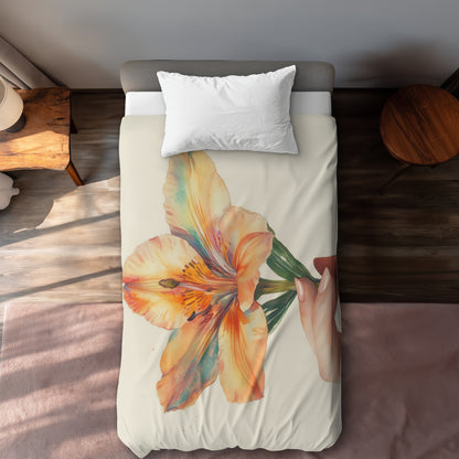 Ahold Orange Duvet Cover | Stylish Home Decor Essential