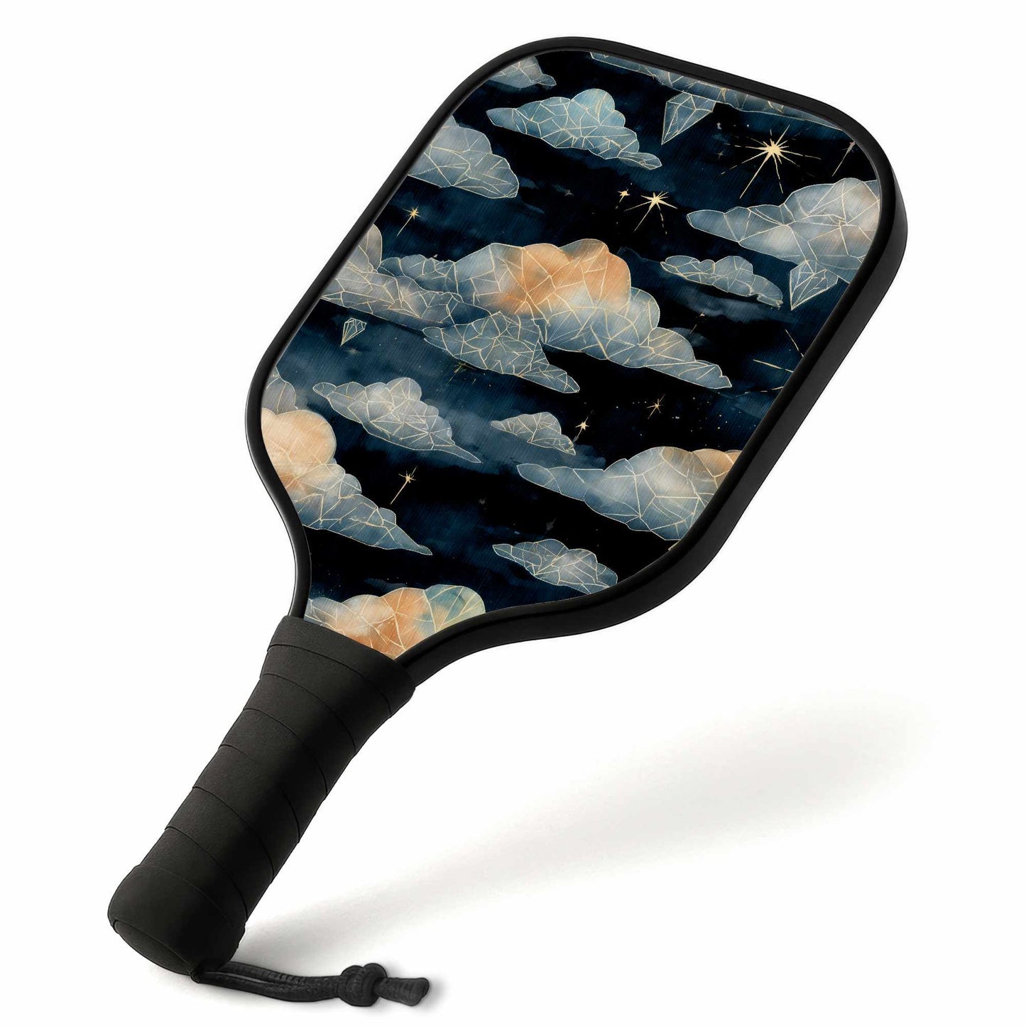 Ensemble de raquettes de pickleball décontractées nuages de cristal célestes
