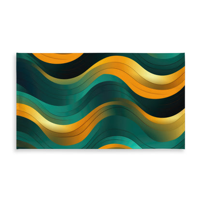 Voluptuous Orange Indoor/Outdoor Tablecloth for Home Decor