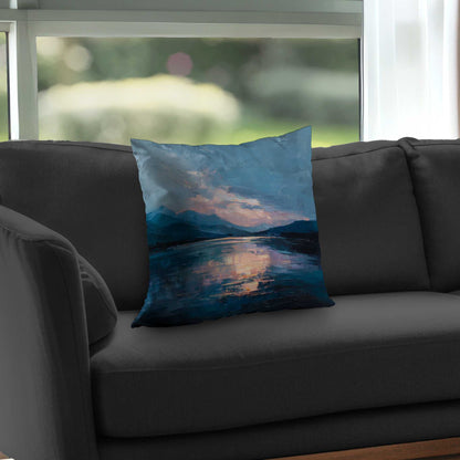 Reflect Poly Twill Throw Pillow - Stylish Home Decor Accent