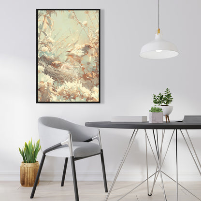 The nest - 24"x24" Framed canvas