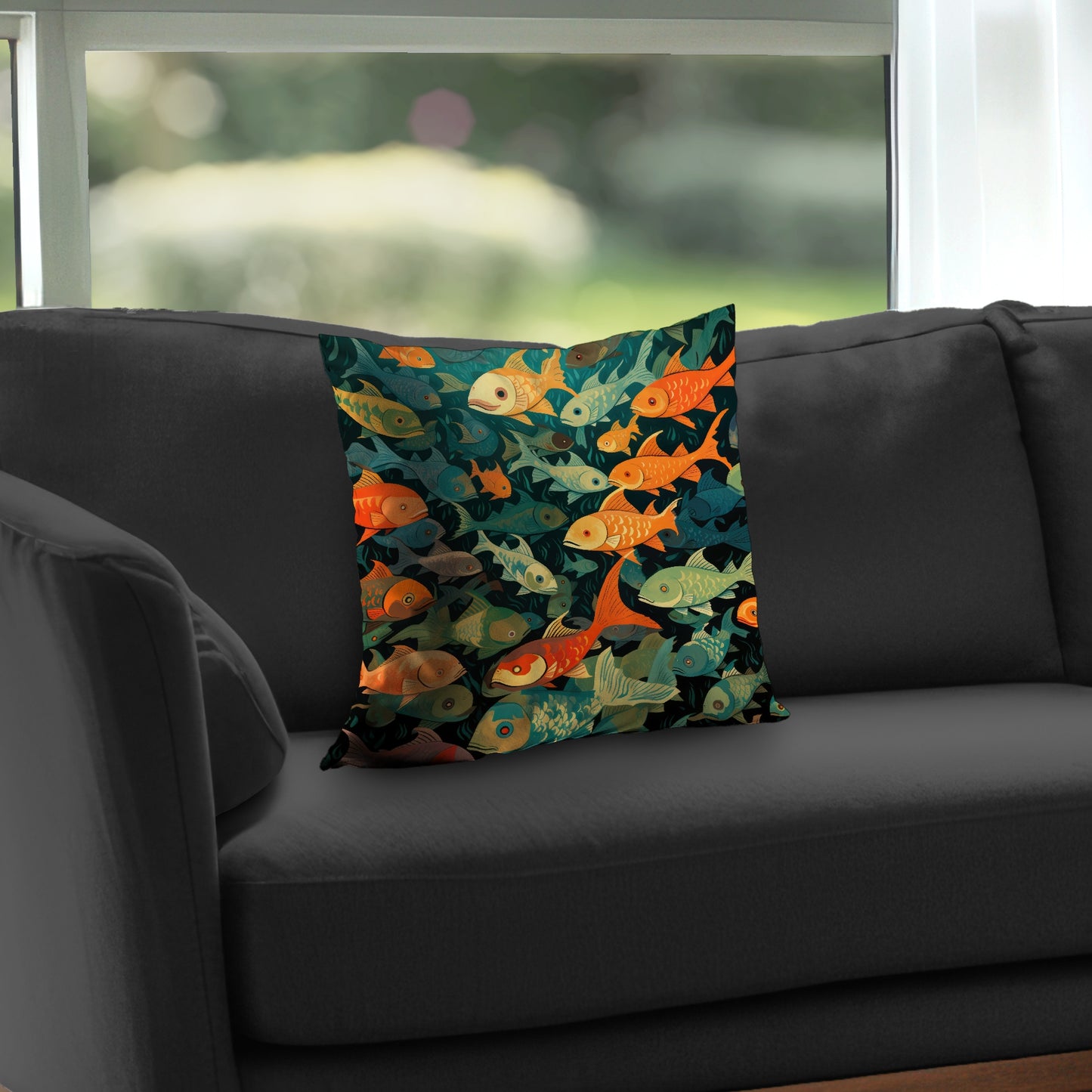 Simple fishes - Throw Pillow
