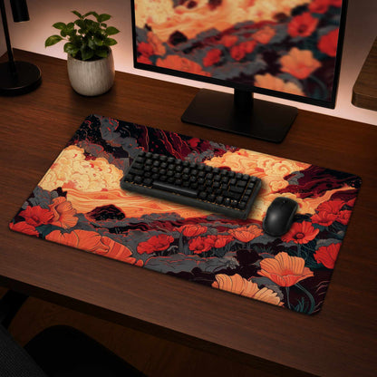 The Big Burn Desk Mat - Stylish Home Decor Surface Protector