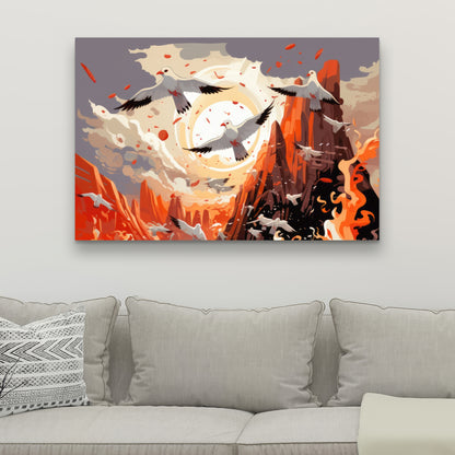 The escape - 32"x32" Canvas