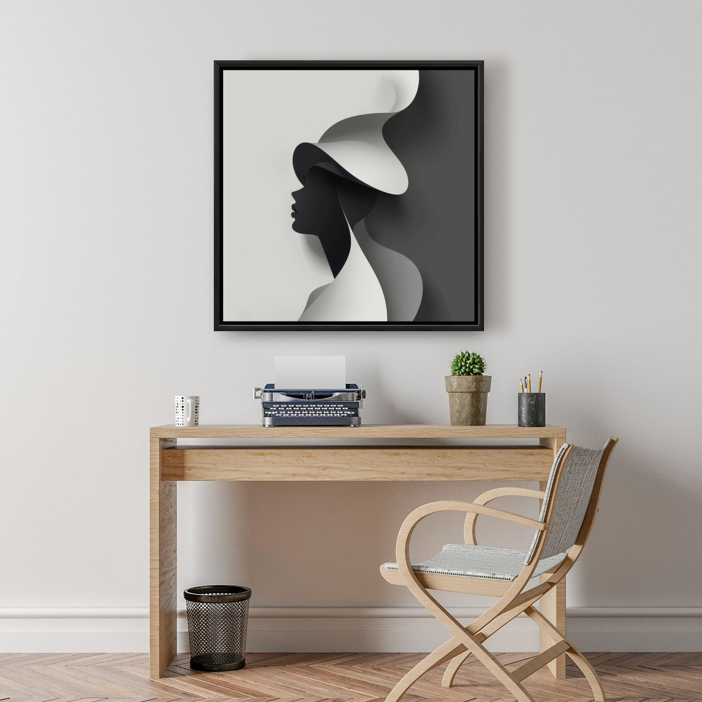 Duality - 36"x36" Framed canvas