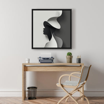 Duality - 36"x36" Framed canvas