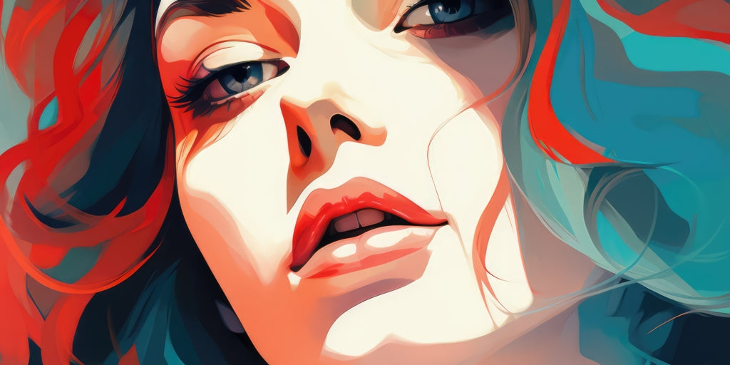 Dangerous lips - Desk Mat