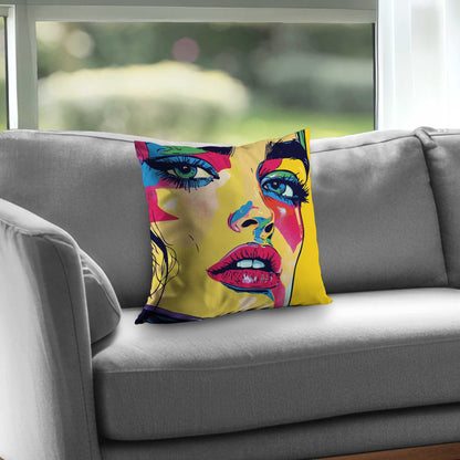 Glaze Poly Twill Throw Pillow | Stylish Home Decor Accent