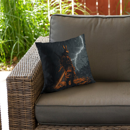 War machine White Poly Twill Throw Pillow - Home Decor Insert
