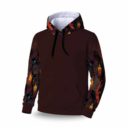 Sweat à capuche Sleevie avec l'inscription « Whispers in Flame »