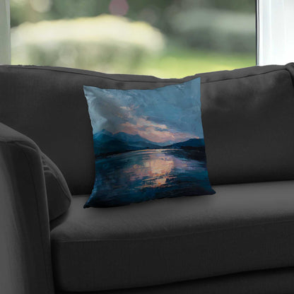 Reflect Poly Twill Throw Pillow - Stylish Home Decor Accent