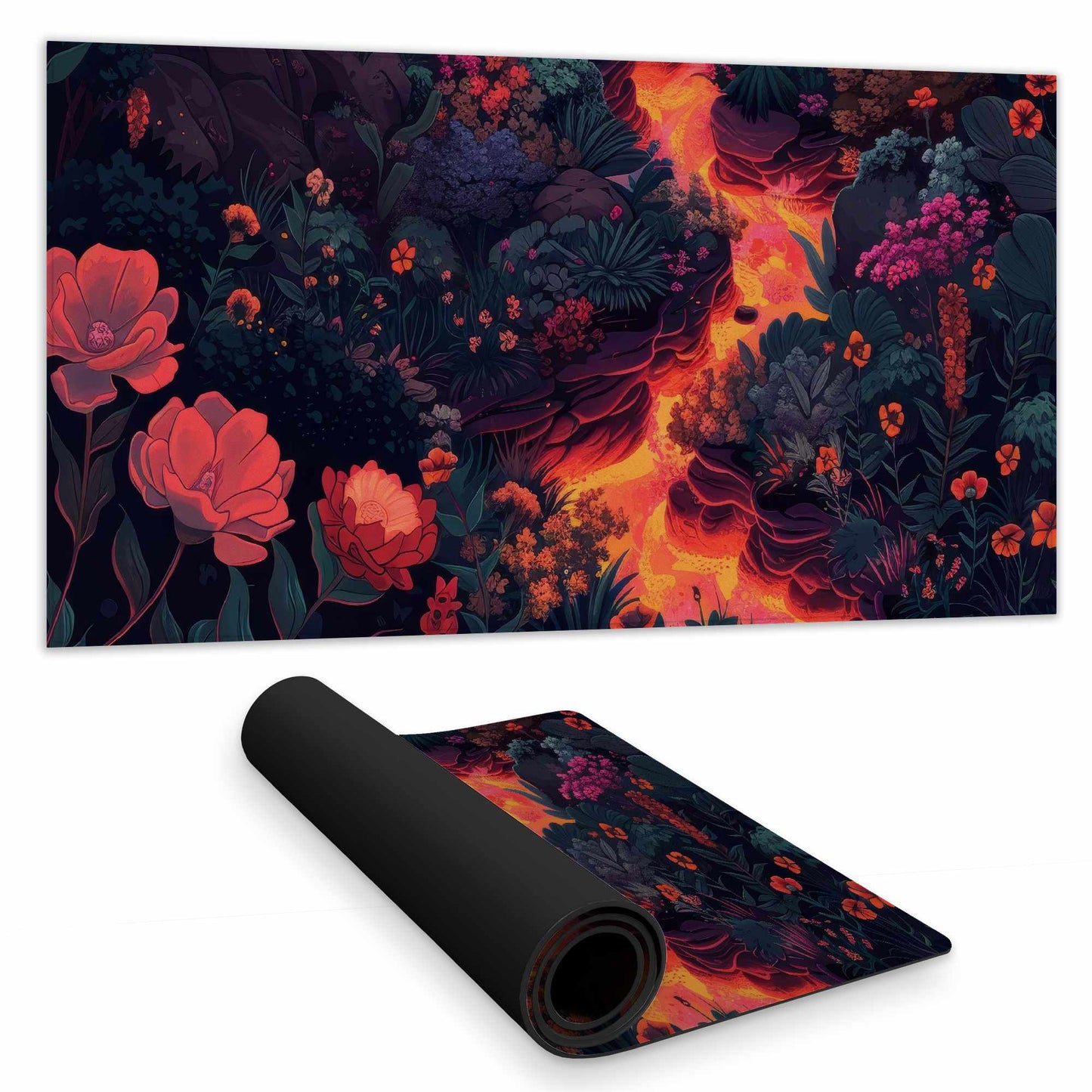 Flowing Magma Desk Mat - Stylish Home Decor Desk Pad