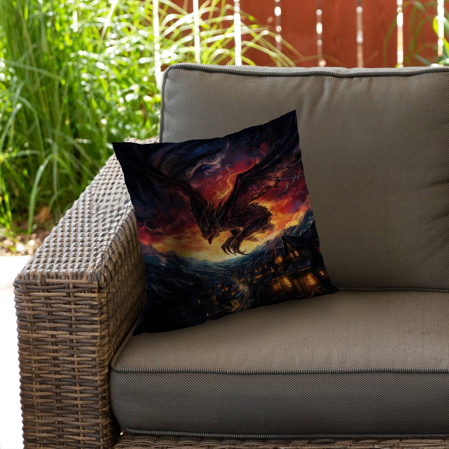 Back for revenge - Throw pillow - Print on demand