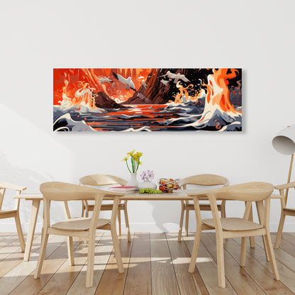 The escape - 32"x32" Canvas