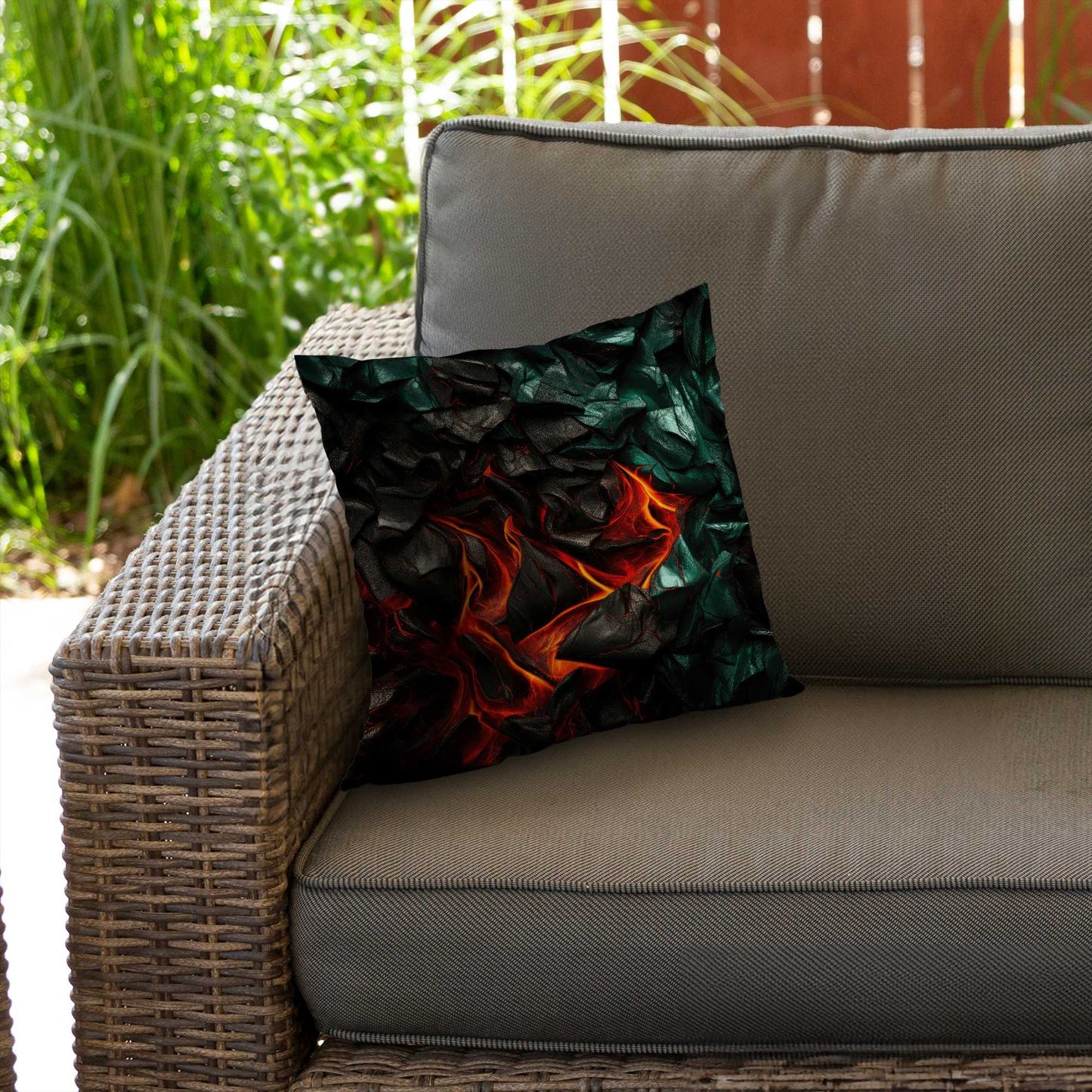 Imminent Rupture Poly Twill Throw Pillow | Chic Home Decor