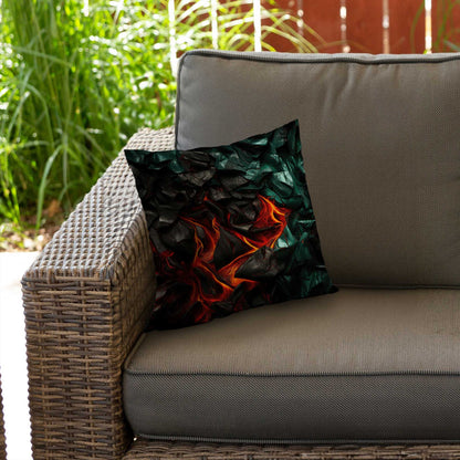 Imminent Rupture Poly Twill Throw Pillow | Chic Home Decor