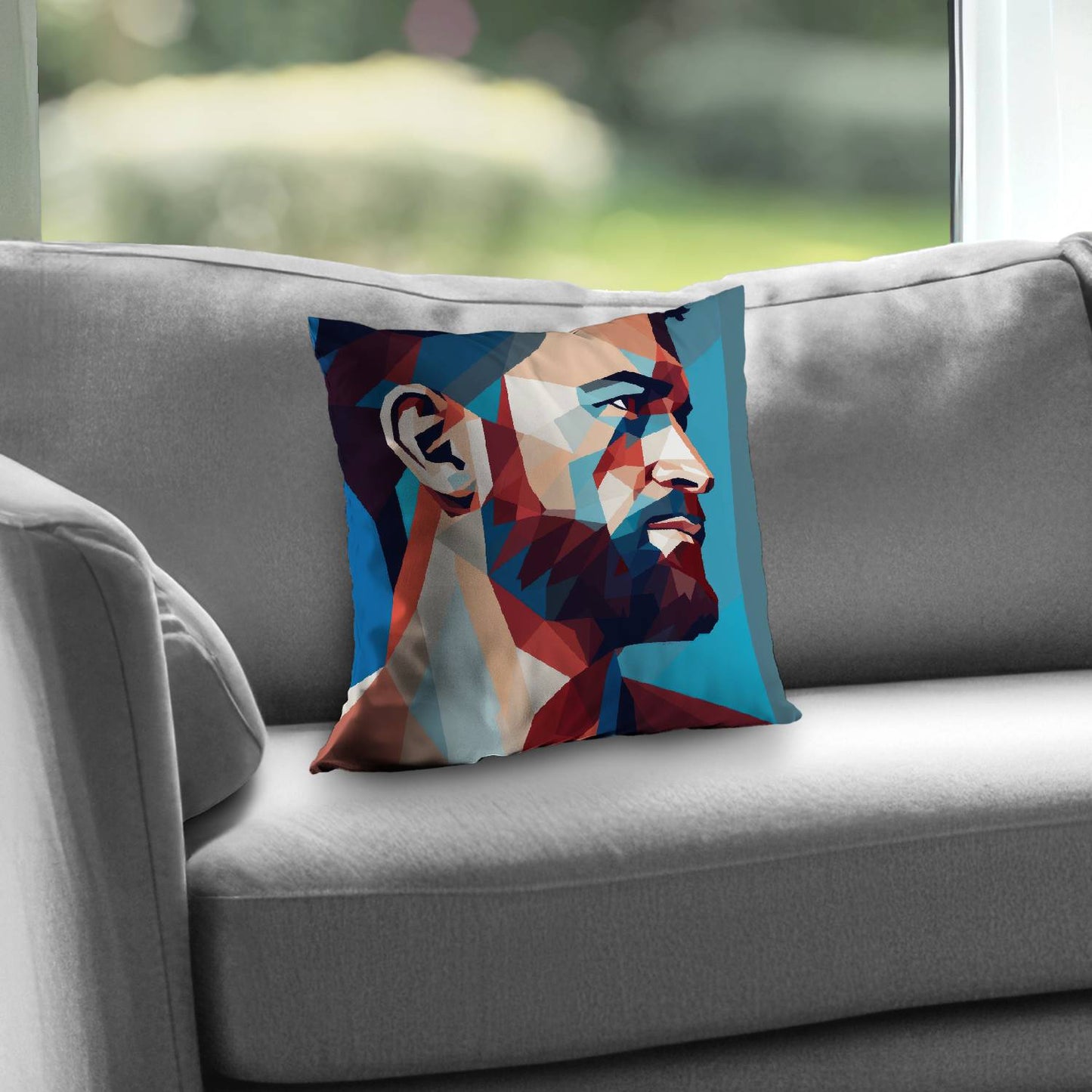 Essence of men - Throw pillow - Print on demand