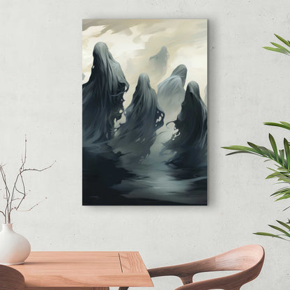 Cursed Lands - Black Canvas Art for Unique Home Decor