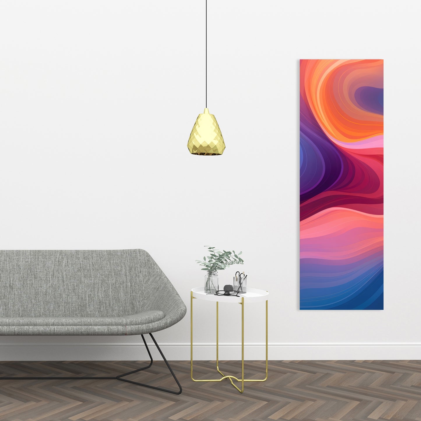 Purple Haze - Blue Canvas Art for Stunning Home Decor