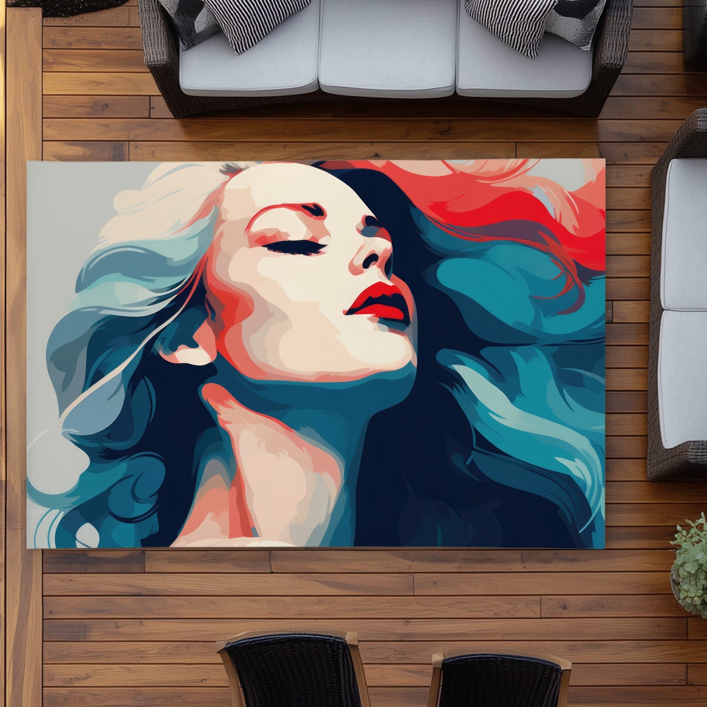La beauté à l'état pur - Tapis d'extérieur pour la décoration intérieure