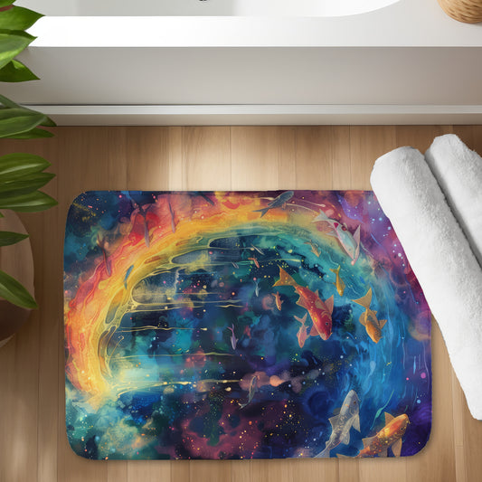 Milky wave - 17"x24" Bath mat
