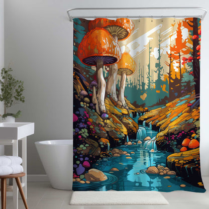 Wisdom inbound Red Shower Curtain for Stylish Home Decor