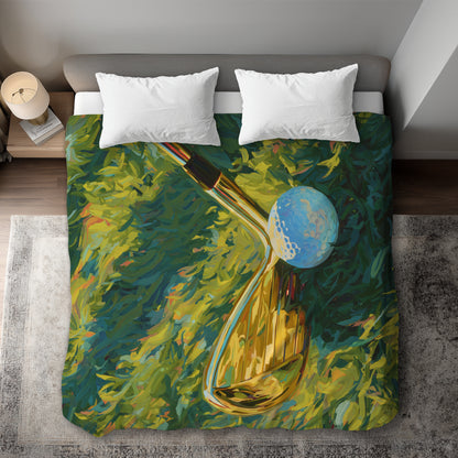 Golden Club Summer Object Duvet Cover | Home Decor Essentials