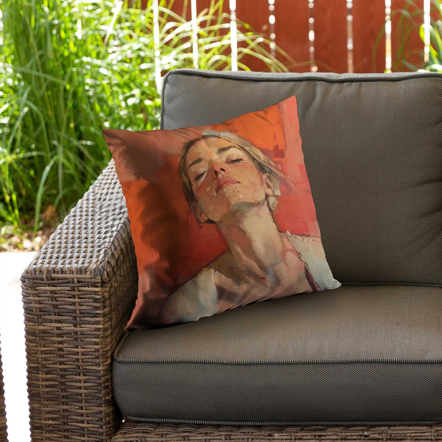 Relief Poly Twill Throw Pillow - Stylish Home Decor Accent