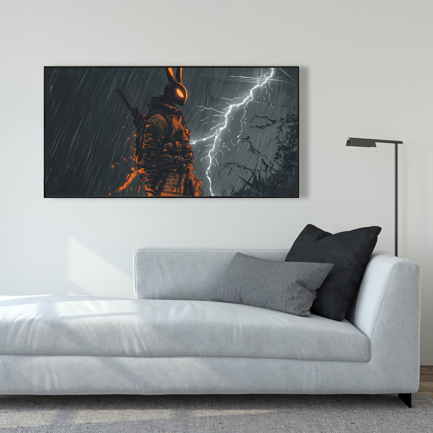 War Machine - Gray Framed Canvas Home Decor | Stylish Art