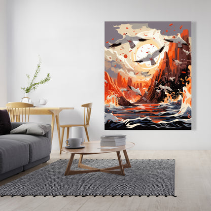 The escape - 32"x32" Canvas