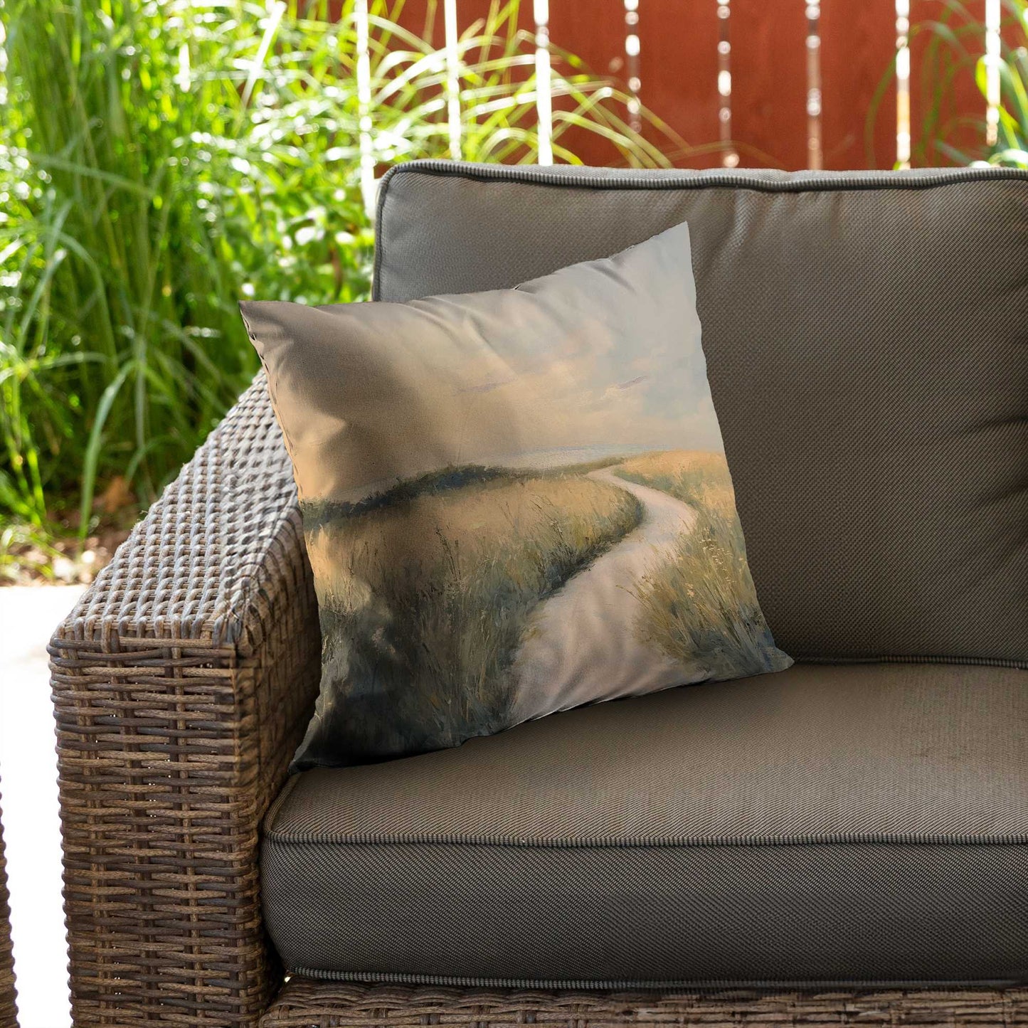 Soft breeze Poly Twill Throw Pillow - Stylish Home Decor