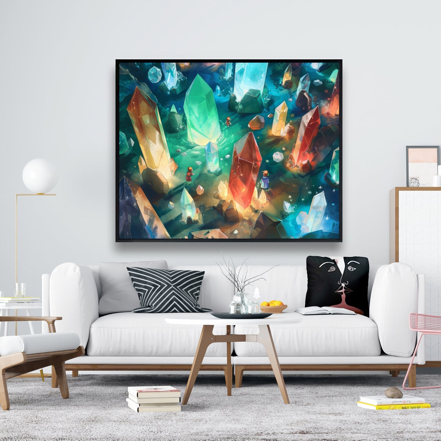 The quest - 36"x36" Framed canvas