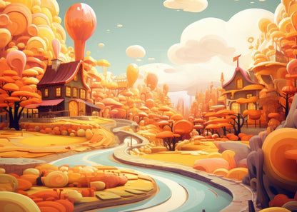 Honey Land Blue Indoor Outdoor Door Mat | Decor Essential