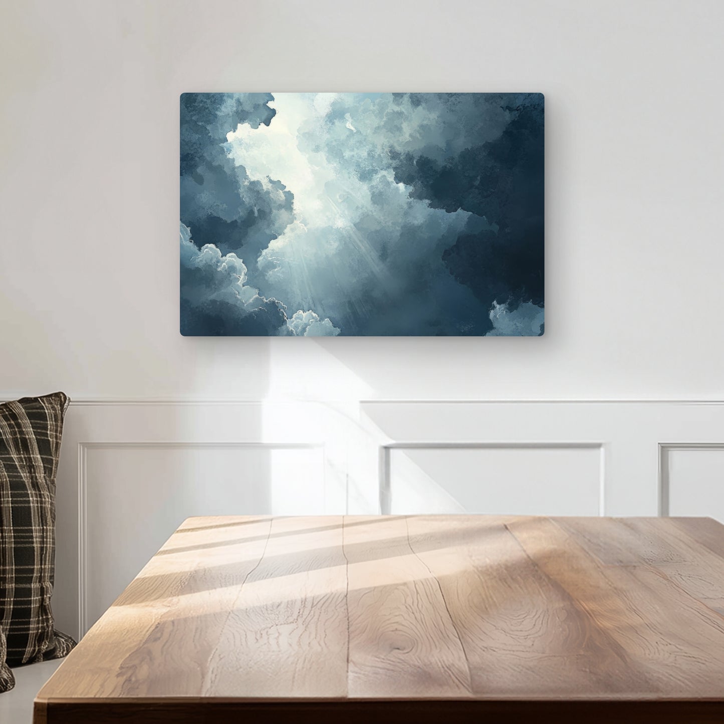 Afterglow - Blue Metal Print for Stunning Home Decor