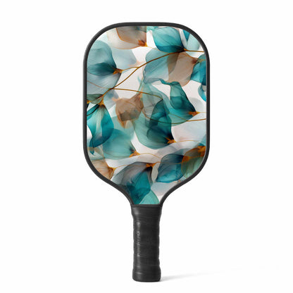 Ensemble de pagaies de pickleball professionnelles sarcelle et marron | Accessoire de sport
