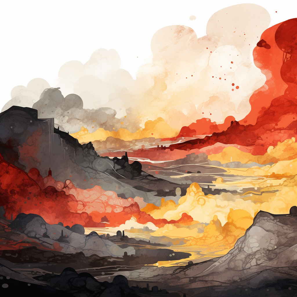 Scolding Land - White Canvas Art for Elegant Home Decor