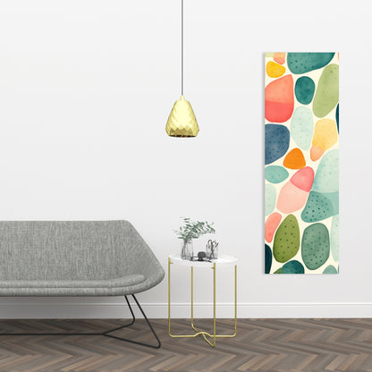 Seedy Shapes - Blue Canvas for Stylish Home Decor