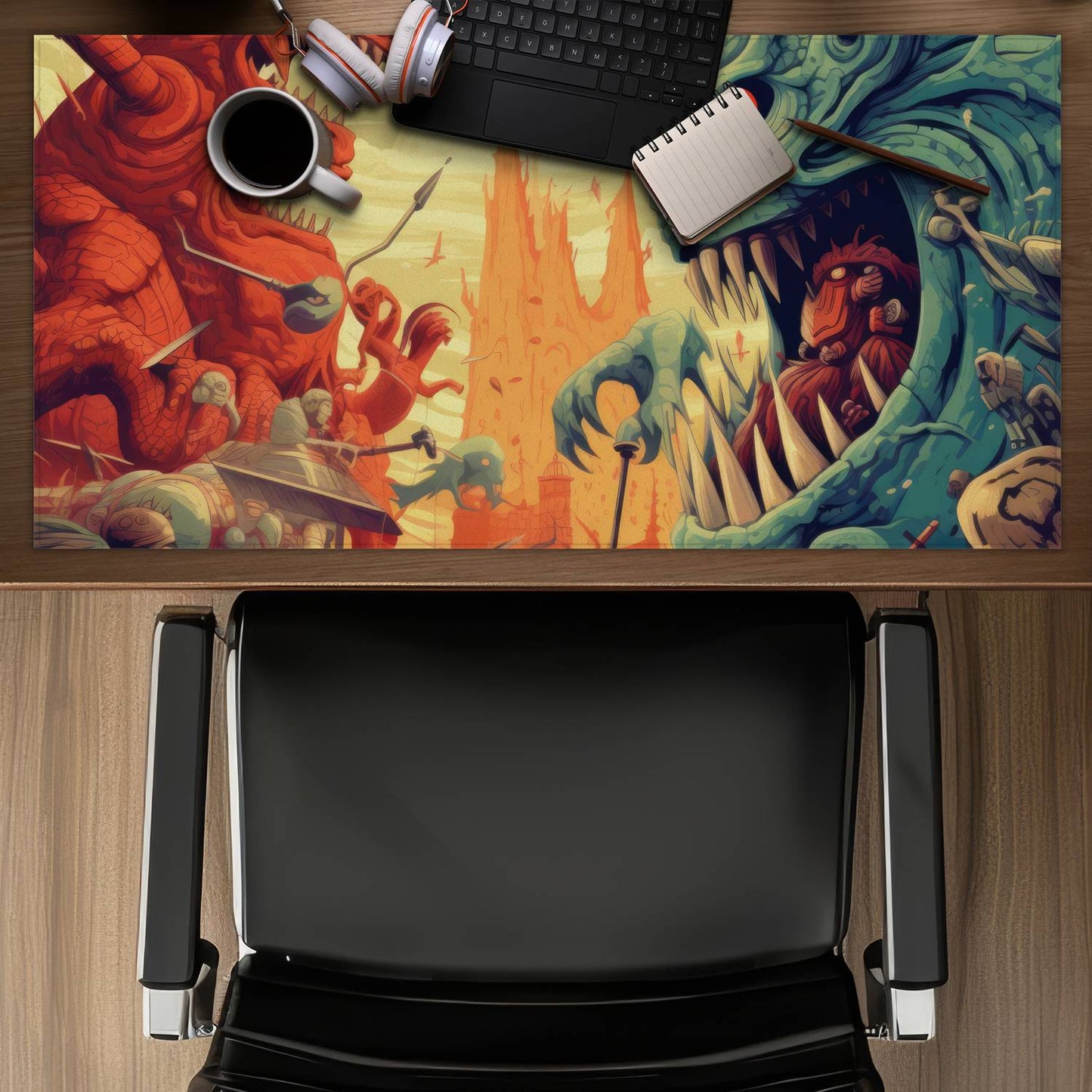 Colossi - Desk mat - Print on demand