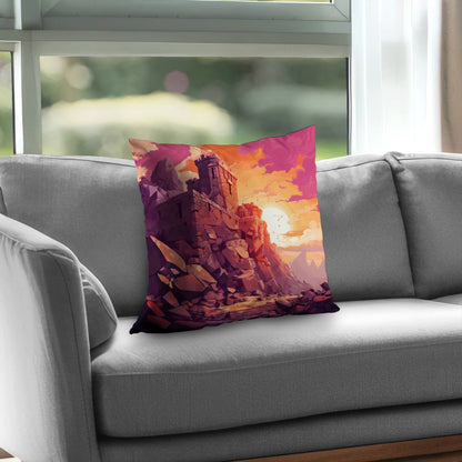 The Setting Rampart | White Poly Twill Throw Pillow Insert