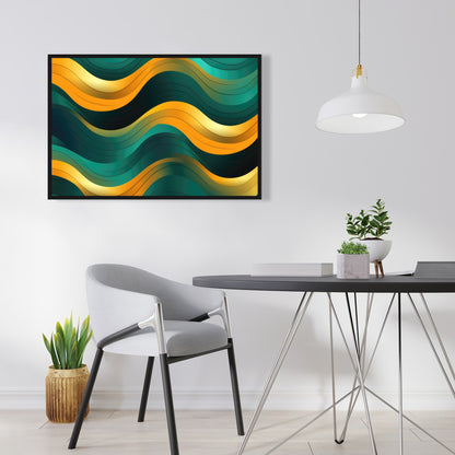 Voluptuous - 36"x36" Framed canvas