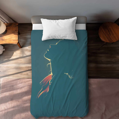 Housse de couette Chuchotis Lumière Silencieuse | Décoration intérieure élégante