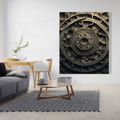 Cycles White Canvas | Elegant Home Decor for Any Room