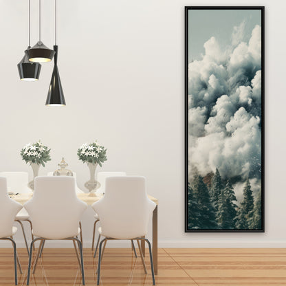 Unwanted catastrophe - 36"x36" Framed canvas